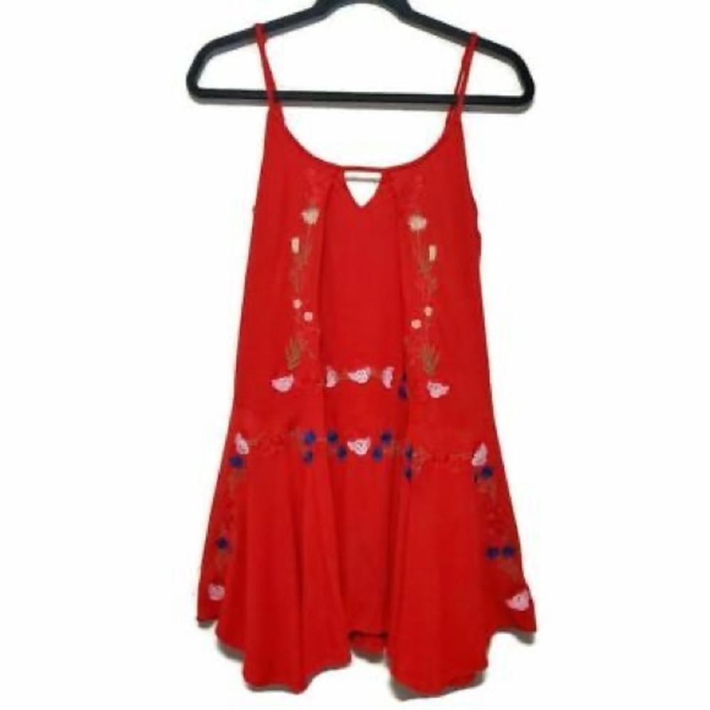 Umgee Embroidered Tank Dress